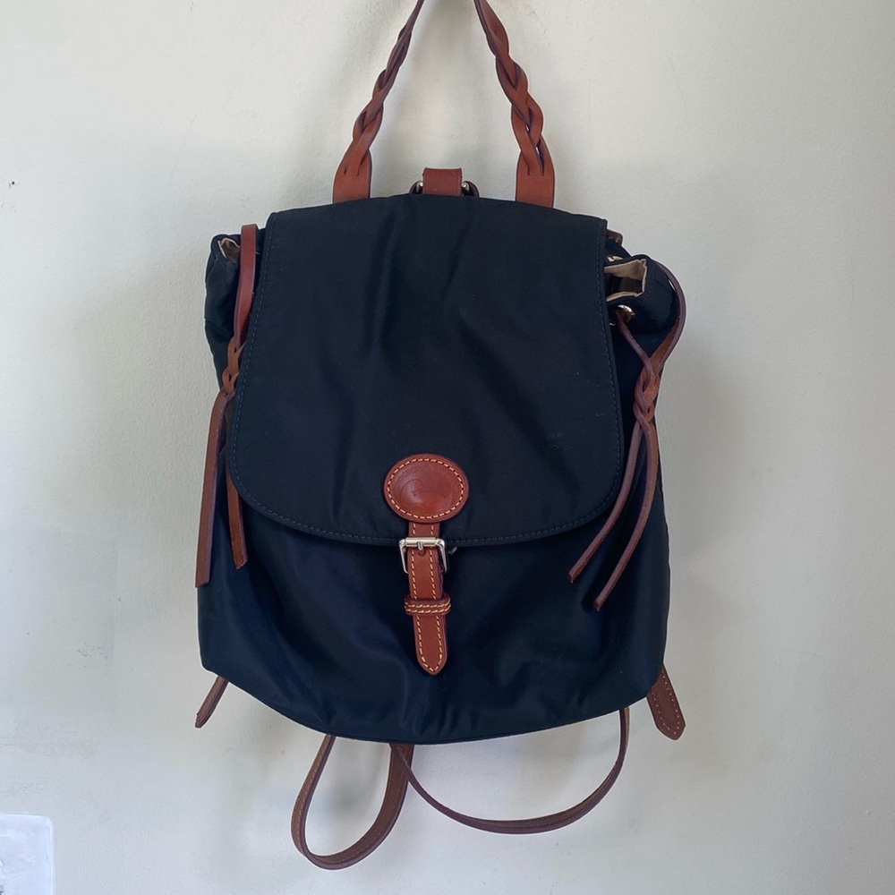 Dooney & Burke Nylon Flap Backpack